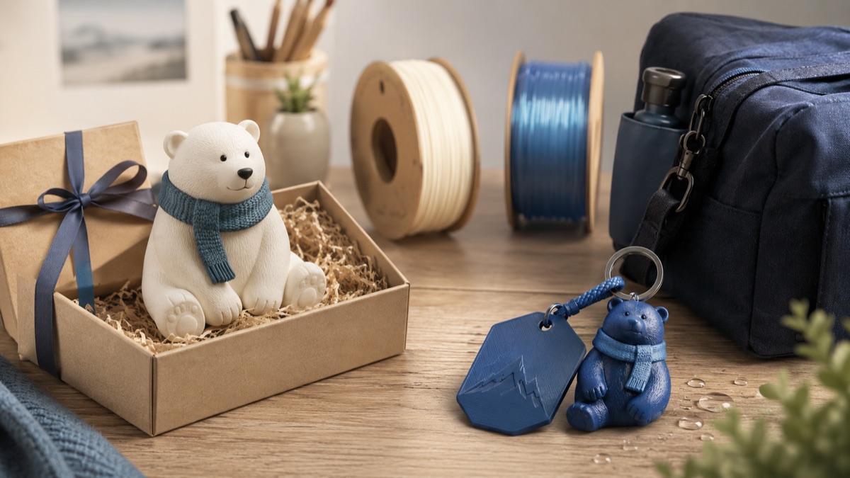 Фигурка из PLA и прочные сувениры из PETG